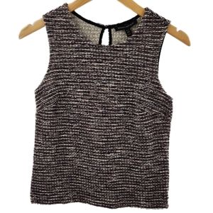 Banana Republic Tweed Knit Sleeveless Womens Top Size Petite XS